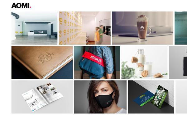 Aoki theme site design template sample