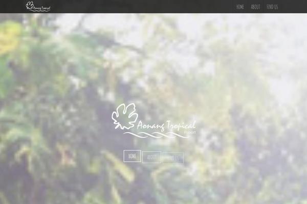 Asobar theme site design template sample