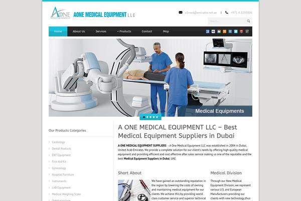 Drone theme site design template sample