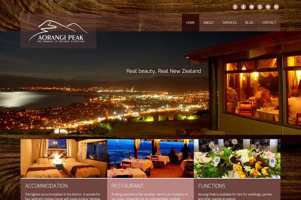 Tisson theme site design template sample