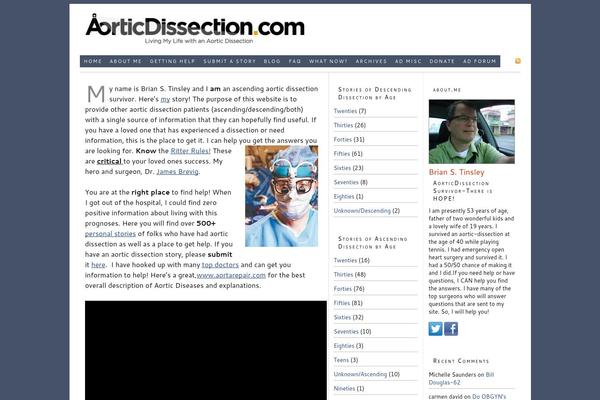 Thesis 1.8 theme site design template sample