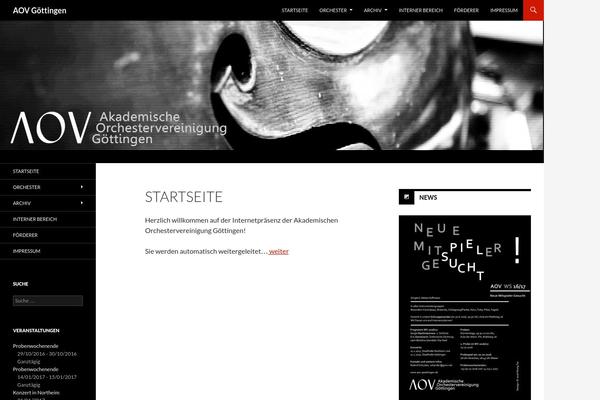 Twentyfourteen Child theme site design template sample
