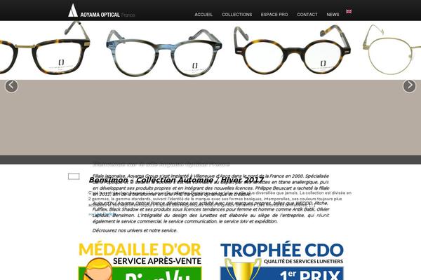 aoyamagroup.com site used Aoyama