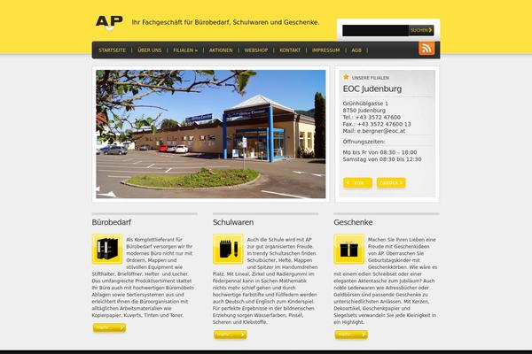 Webfolio theme site design template sample