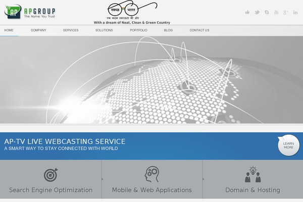 Ap theme site design template sample