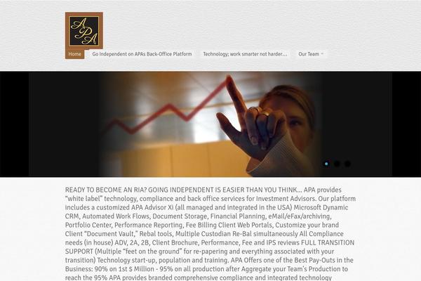 Whitelight theme site design template sample