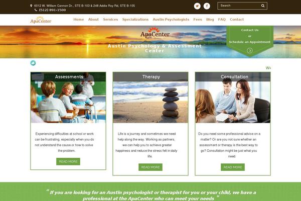 Site using Widget Pack plugin