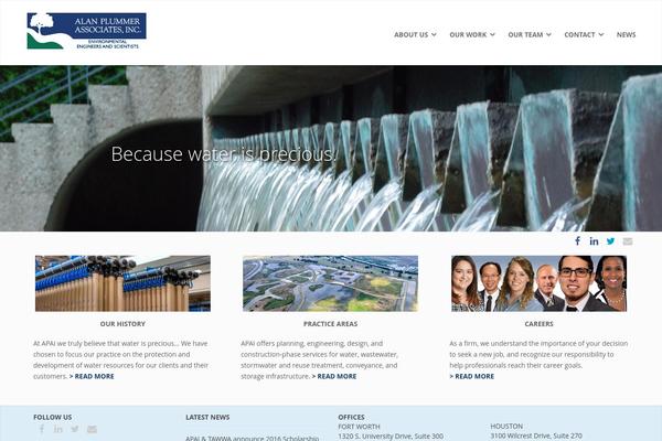 inFocus theme site design template sample
