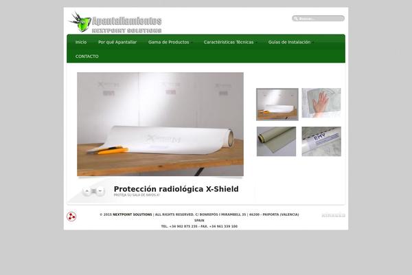 apantallamientos.com site used Boast