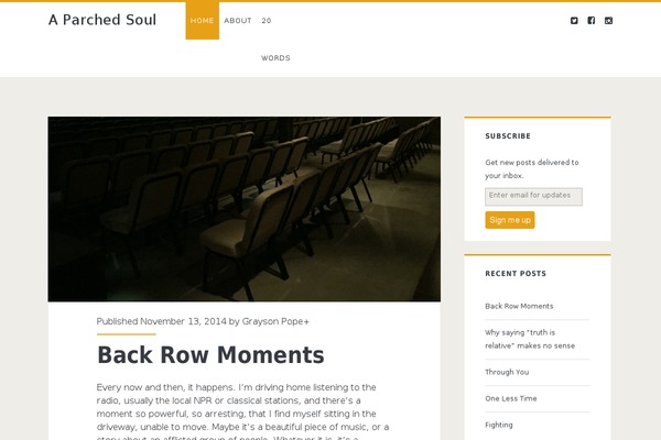 Publish theme site design template sample