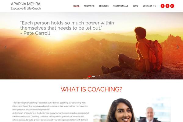 Bridge Child theme site design template sample