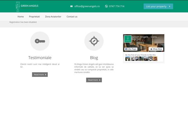 Realia theme site design template sample