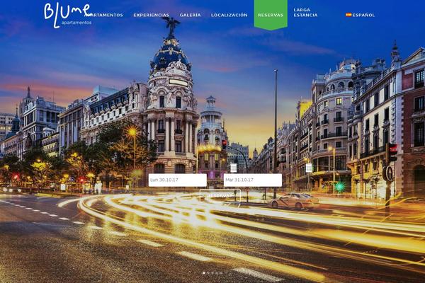apartamentosblume.com site used Blume