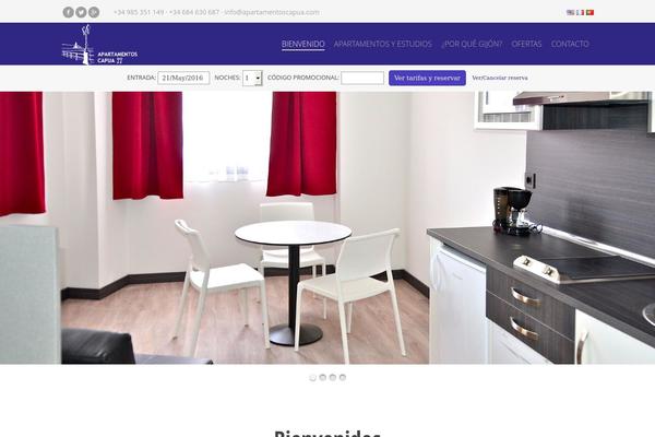 Moustache theme site design template sample