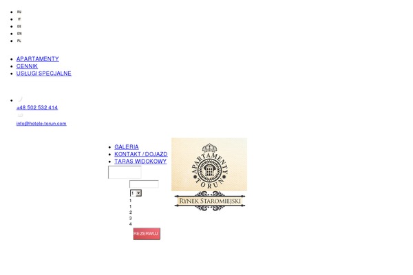 Apartamenty theme site design template sample