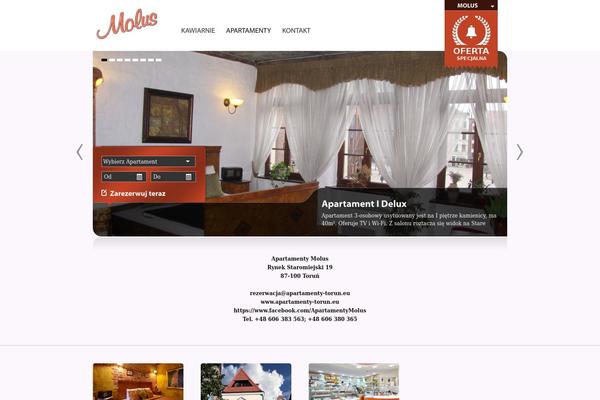 Guesthouse theme site design template sample