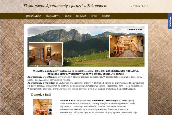 Restaurateur theme site design template sample