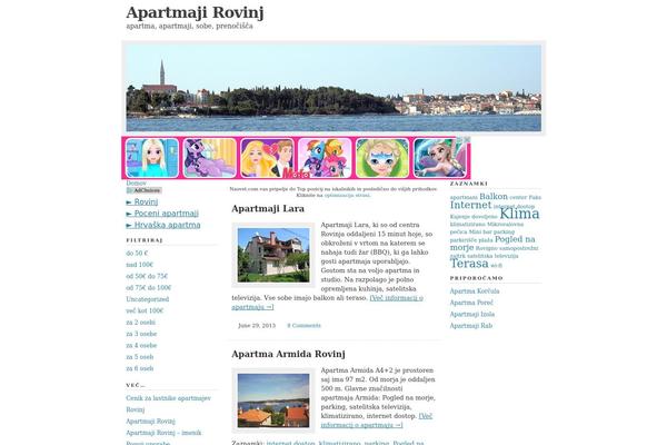 Neoclassical theme site design template sample