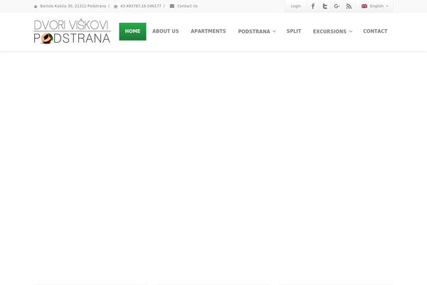Envision theme site design template sample