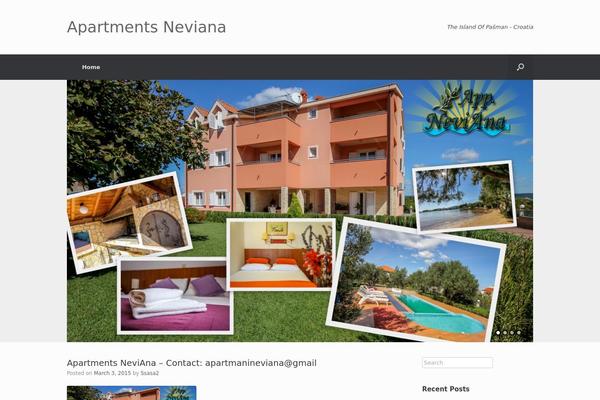 Vantage theme site design template sample