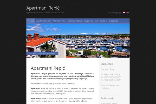 Tungsten theme site design template sample