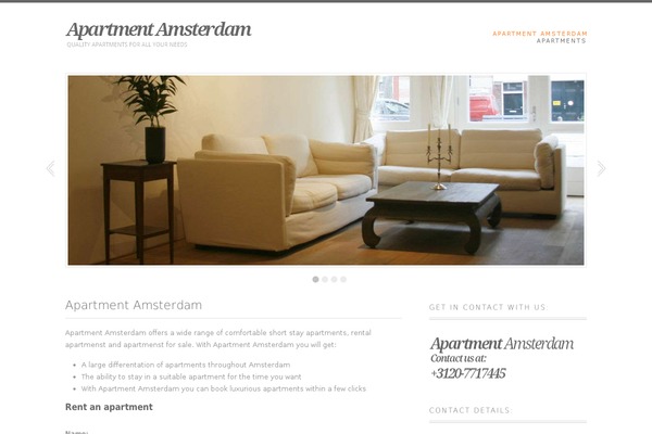 The Cotton theme site design template sample