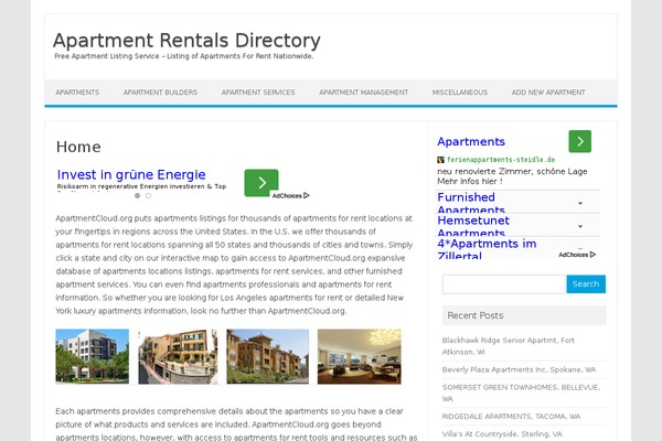 Iconic One theme site design template sample