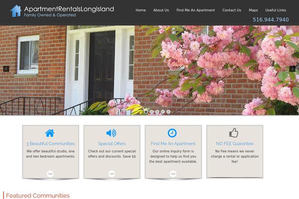apartmentrentalslongisland.com site used Thetheme