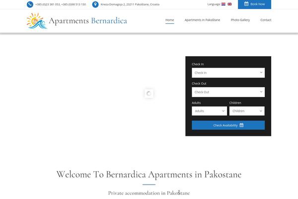 Site using Sohohotel-booking plugin