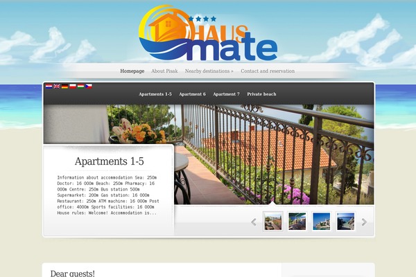 ElegantEstate theme site design template sample