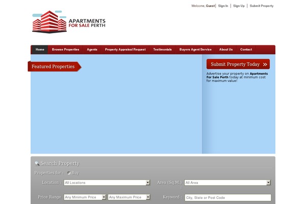 RealEstate theme site design template sample