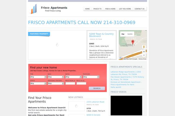 Realestate_2 theme site design template sample