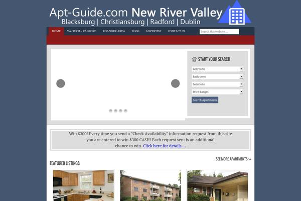 AgentPress theme site design template sample