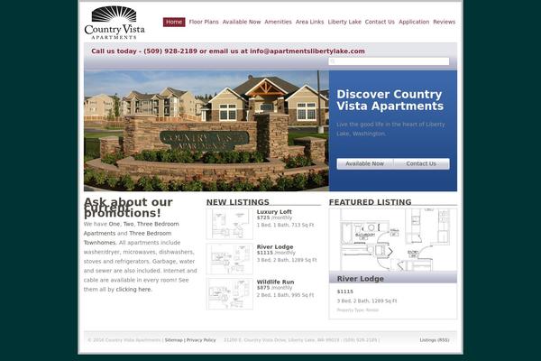 RealEstate theme site design template sample
