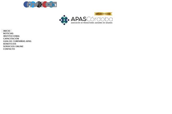 apascordoba.com.ar site used Generatepress-hijo