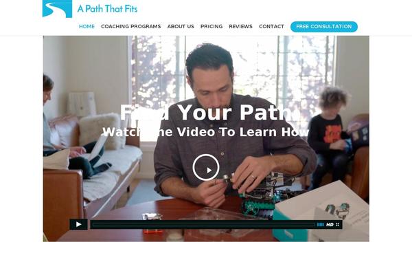 Path theme site design template sample