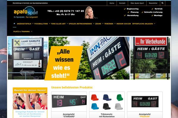 Envision theme site design template sample