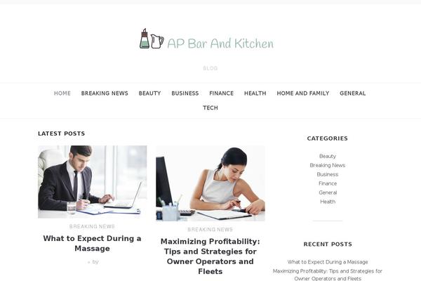 Foodica theme site design template sample