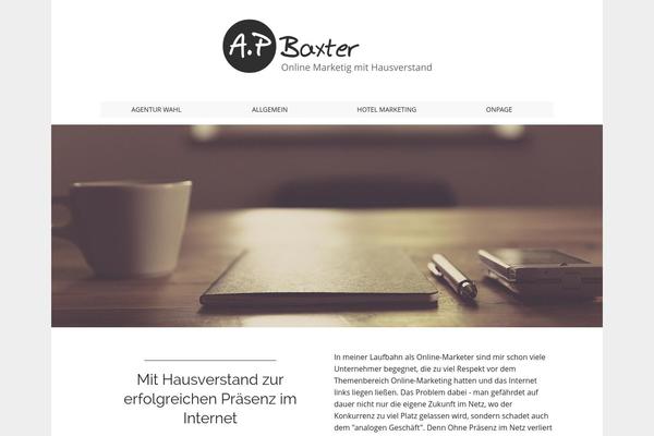 Matheson theme site design template sample