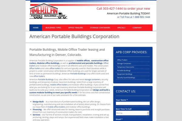 BUILDER theme site design template sample