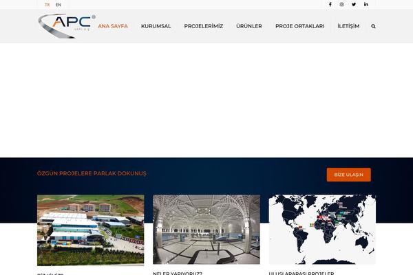 Constructo theme site design template sample