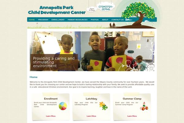 Child_care_creative theme site design template sample