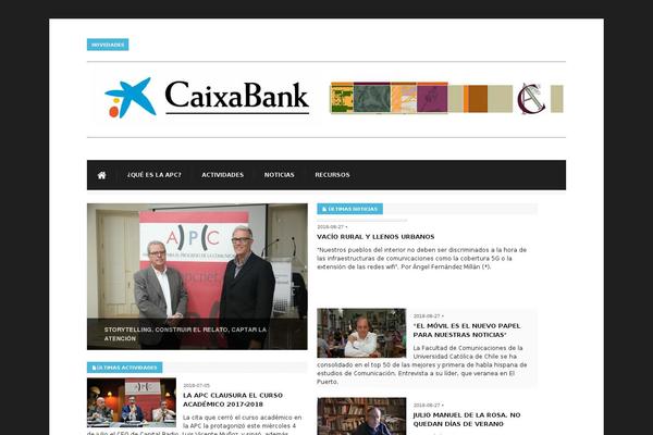 Columns theme site design template sample