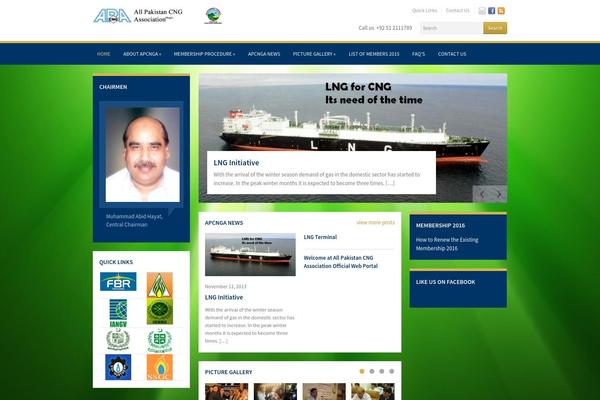 apcngassociation.com site used Academica Pro
