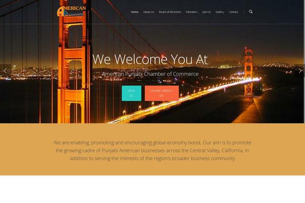 Salient theme site design template sample