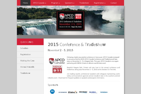 apcocanadaconference.com site used Bubbleup-bootstrap