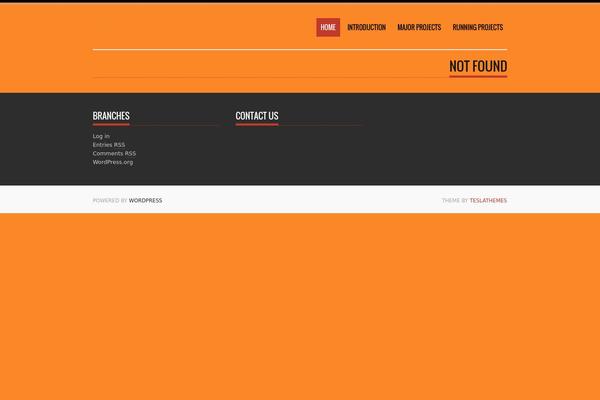 Tesla theme site design template sample