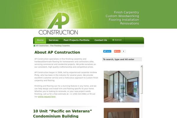Thesis 1.8 theme site design template sample