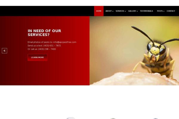 Site using Superfish Menus plugin