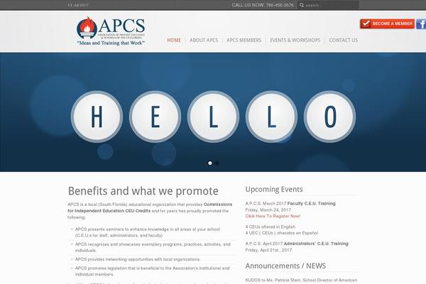 apcsfla.org site used Inspire